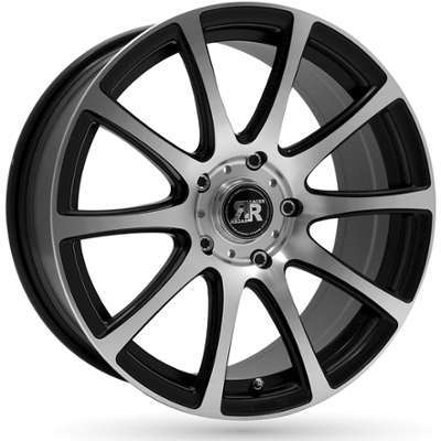Jantes utilitaire Racer Evo Black poli compatibles