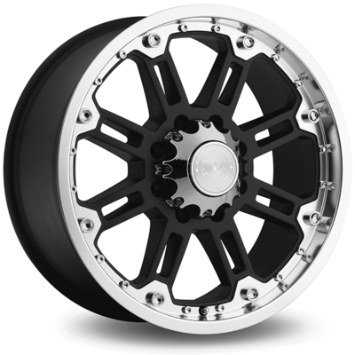 Jantes utilitaire Black Rhino Rockwell Black bord