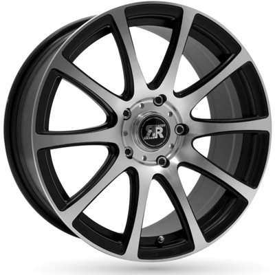 Jantes utilitaire Racer Evo Black poli compatibles
