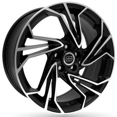 Jantes utilitaire Infiny DS Black poli compatibles