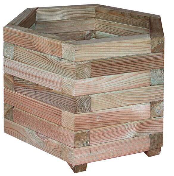 Jardinière hexagonale Jonquille 50