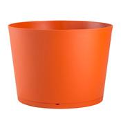 Pot de fleur rond en polypropylène diamètre 50 cm soucoupe Pot de fleur rond en polypropylène