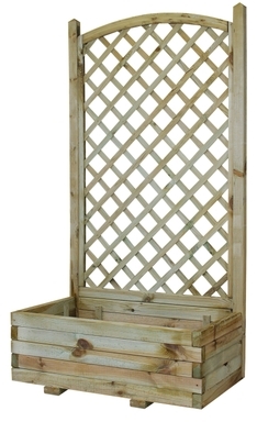 Jardinière + treillage en arc Chèvrefeuille