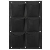 Mur végétal en feutrine 6 poches plastifiées 50 x 72 Mur végétal en feutrine 6