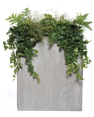 Jardinière haute LIA S/2 gris beige 108 L