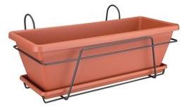 Jardinière 40cm Barcelona Elho coloris terre cuite