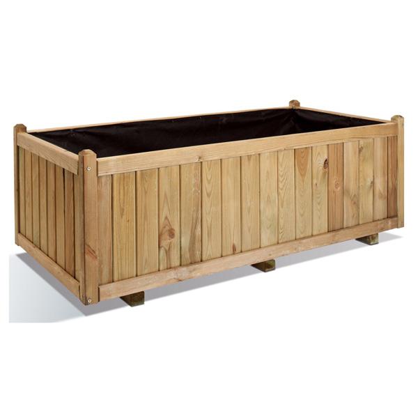 Jardinière en bois FSC Vendome 312 Litres Jardipol