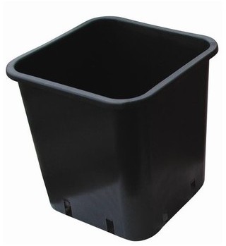 Pot carré 10X10X11 0,75L - BAMAPLAST