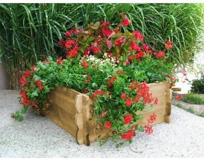 Maxi carré de jardin bois non traité H 33 cm