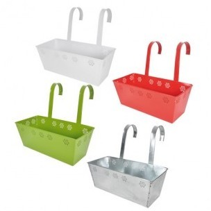Jardinière en métal coloré Anis