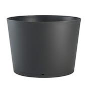 Pot de fleur rond en polypropylène diamètre 50 cm soucoupe Pot de fleur rond en polypropylène