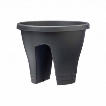 Pot de fleurs corsica gris anthracite