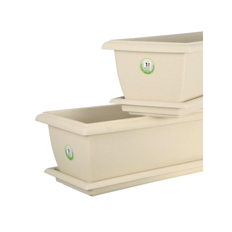 Jardinière & soucoupe RIVIERA EVOLUTION L50 H16 pi