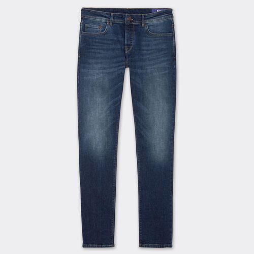 Jean straight used Bleu Homme