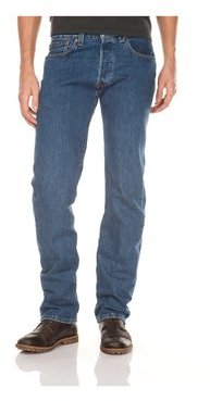 Levis - Jean - Homme - 501 - Bleu Stone Classic -