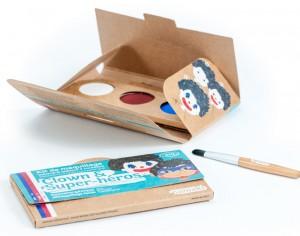 NAMAKI Kit de Maquillage 3 Couleurs - Clown et Super-héros NAMAKI Kit de Maquillage 3
