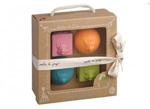 VULLI Set 2 Balles et 2 Cubes SOPURE Sophie la Gi