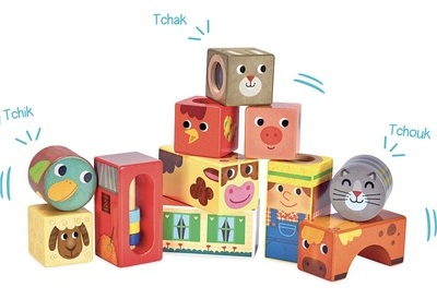 Cubes sonores Animaux de la Ferme