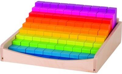 Réglettes de calcul en bois lasuré Goki