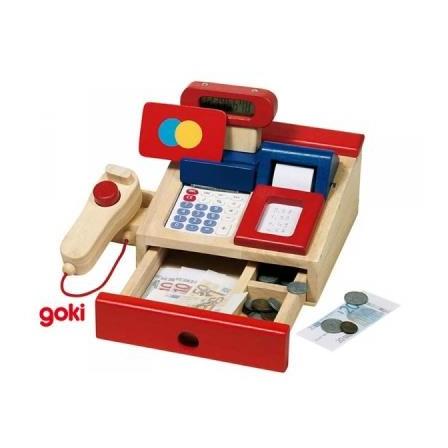 Caisse enregistreuse en bois Goki