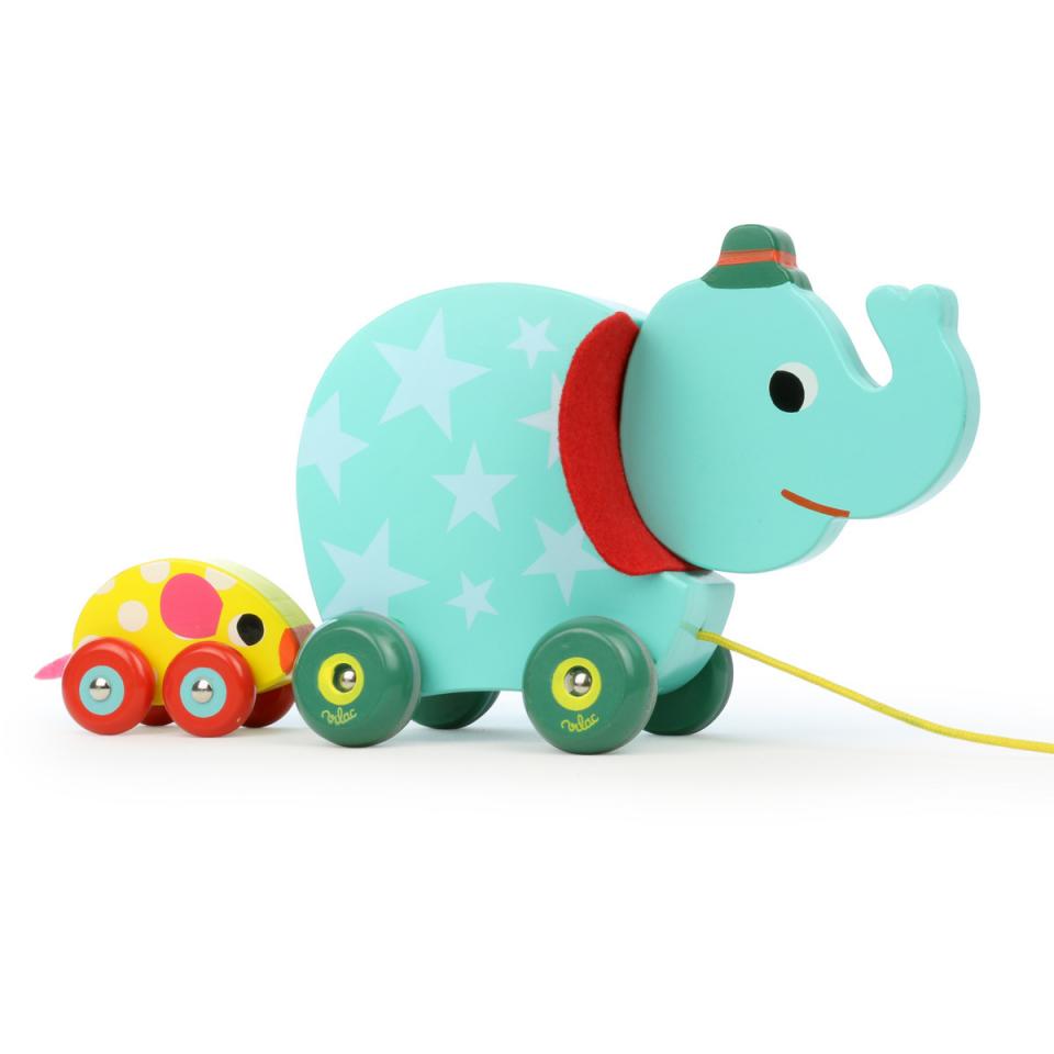 Jouet musical à trainer LEléphant et la Souris