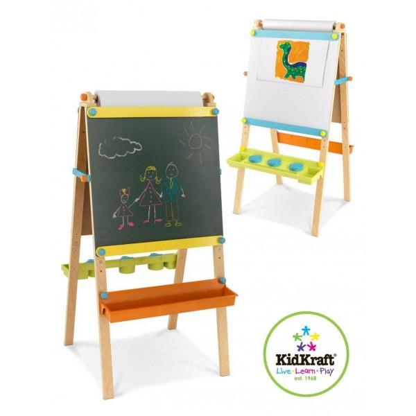 Chevalet de dessins ardoise et papier