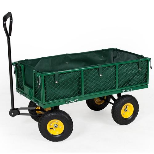 Chariot de Jardin, Remorque à Main, Bâche de TecTa
