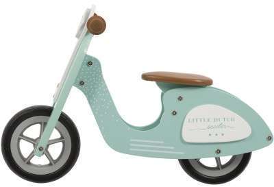 Draisienne Scooter en bois vert d eau Draisienne Scooter en bois