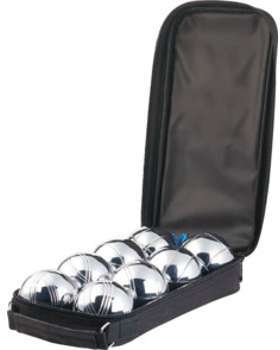 Pack de 8 boules de pétanque avec housse de transport Pack de 8 boules de pétanque