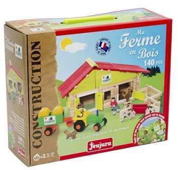 Jouet Ferme avec Tracteur et Animaux (140 pcs) Jeujura Jouet Ferme avec Tracteur