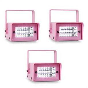 OneConcept Mini stroboscope LED rose
