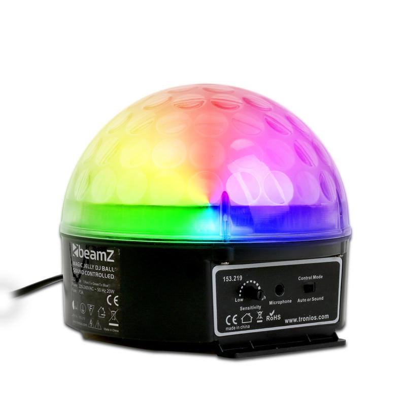 Beamz Magic Jelly DJ-Ball Effet lumineux LED RBV D