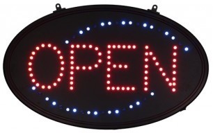 PANNEAU LUMINEUX A LED ?OPEN