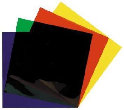 Pack de 4 carrés gélatine de Couleur pour PAR 64