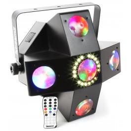 Jeux de lumière mutitrix led avec strobe BeamZ