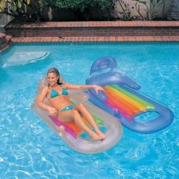 Fauteuil piscine King Cool Bleu - Intex