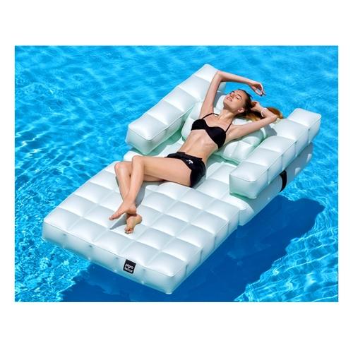 Fauteuil gonflable et convertible pour piscine et