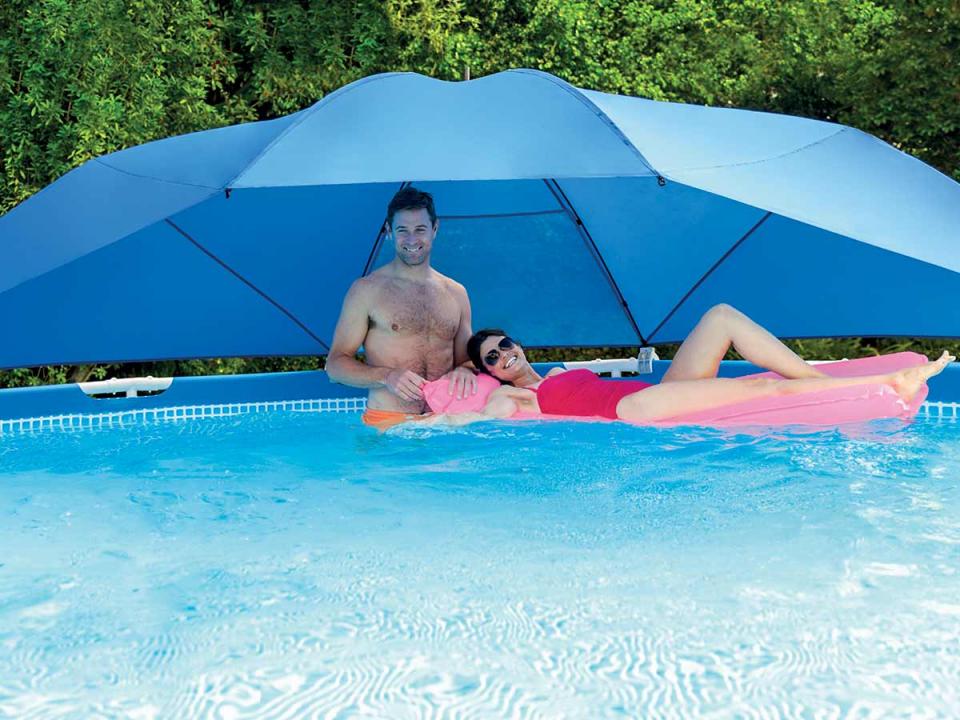 Grande ombrelle de piscine