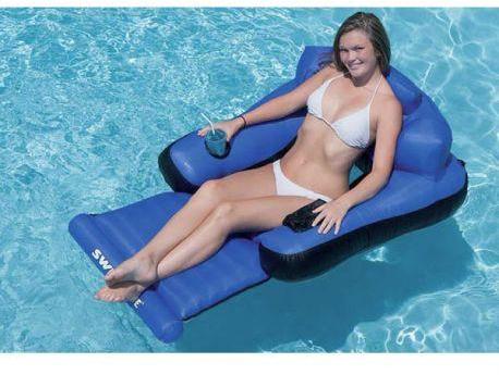 Chaise longue luxe gonflable