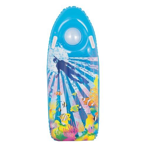 Matelas de Piscine Gonflable pour Enfant avec Fenêtre Matelas de Piscine Gonflable