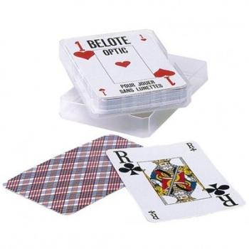 1 jeu de cartes très lisibles - Belote Optic 1 jeu de cartes très lisibles