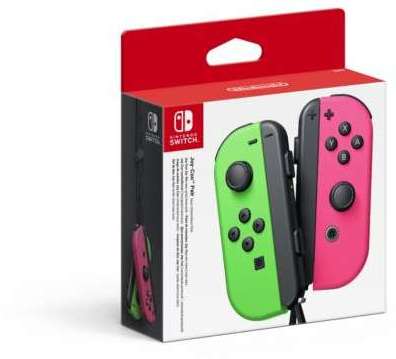 Manette Nintendo Paire de Manettes Joy-Con Vert/Ro