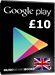 Google Play Card Key 10 GBP