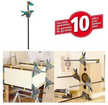 WOLFCRAFT Serre-joint 1 main 100-700mm EHZ PRO
