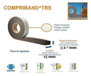 Compriband ®, joint de mousse imprégnée, boite de