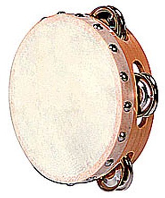 Diamètre 15 cm avec 4 paires de cymbalettes Tambou