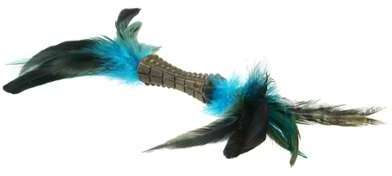 Jouet Rosewood Johnny Stick avec herbe à chat et plumes Jouet Rosewood Johnny Stick