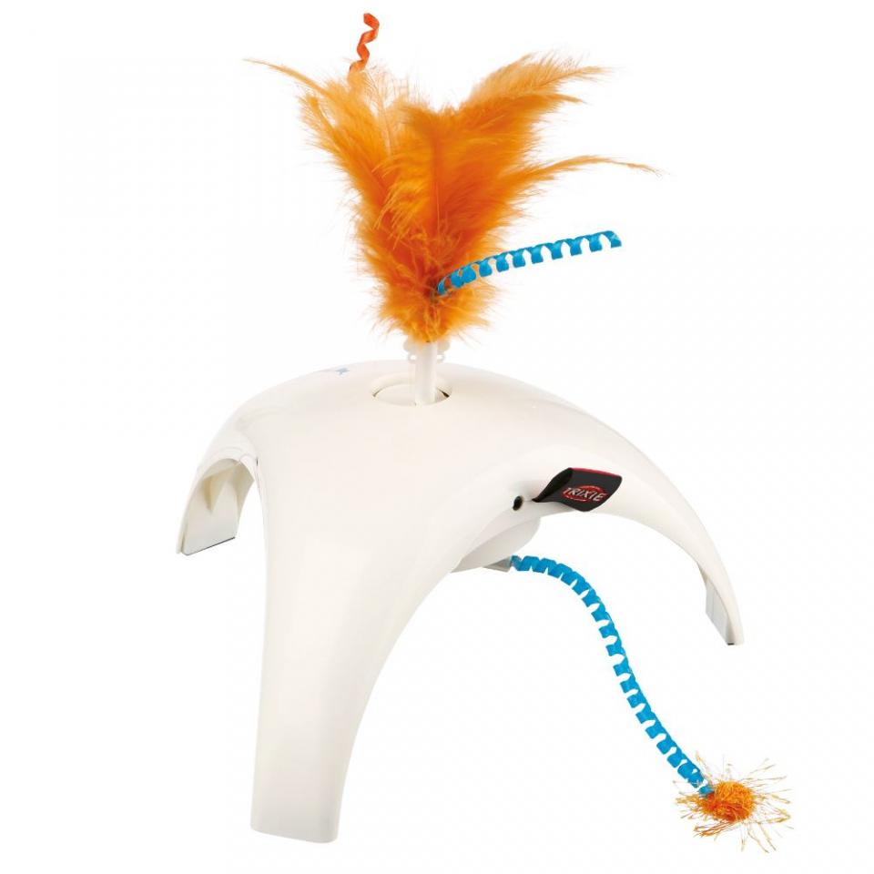 Jouet GiGwi Feather Spinner avec 3 détecteurs de m