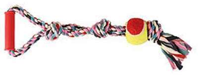 Corde multicolore 50 cm avec balle Corde multicolore 50 cm avec