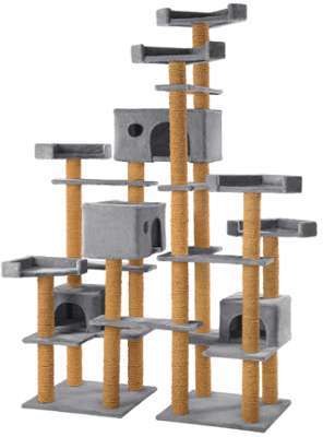 Arbre à Chat 214 cm MIEZE, Griffoir, Grattoir, Tro